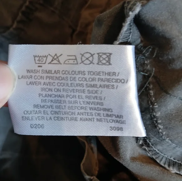 Vintage y2k olive green cargo mini dress - Picture 10 of 10